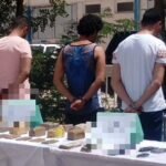 درك شيشاوة يلقي القبض على شخص ظهر في شريط فيديو يتسلق شاحنة للبرتقال و هي تسير على الطريق