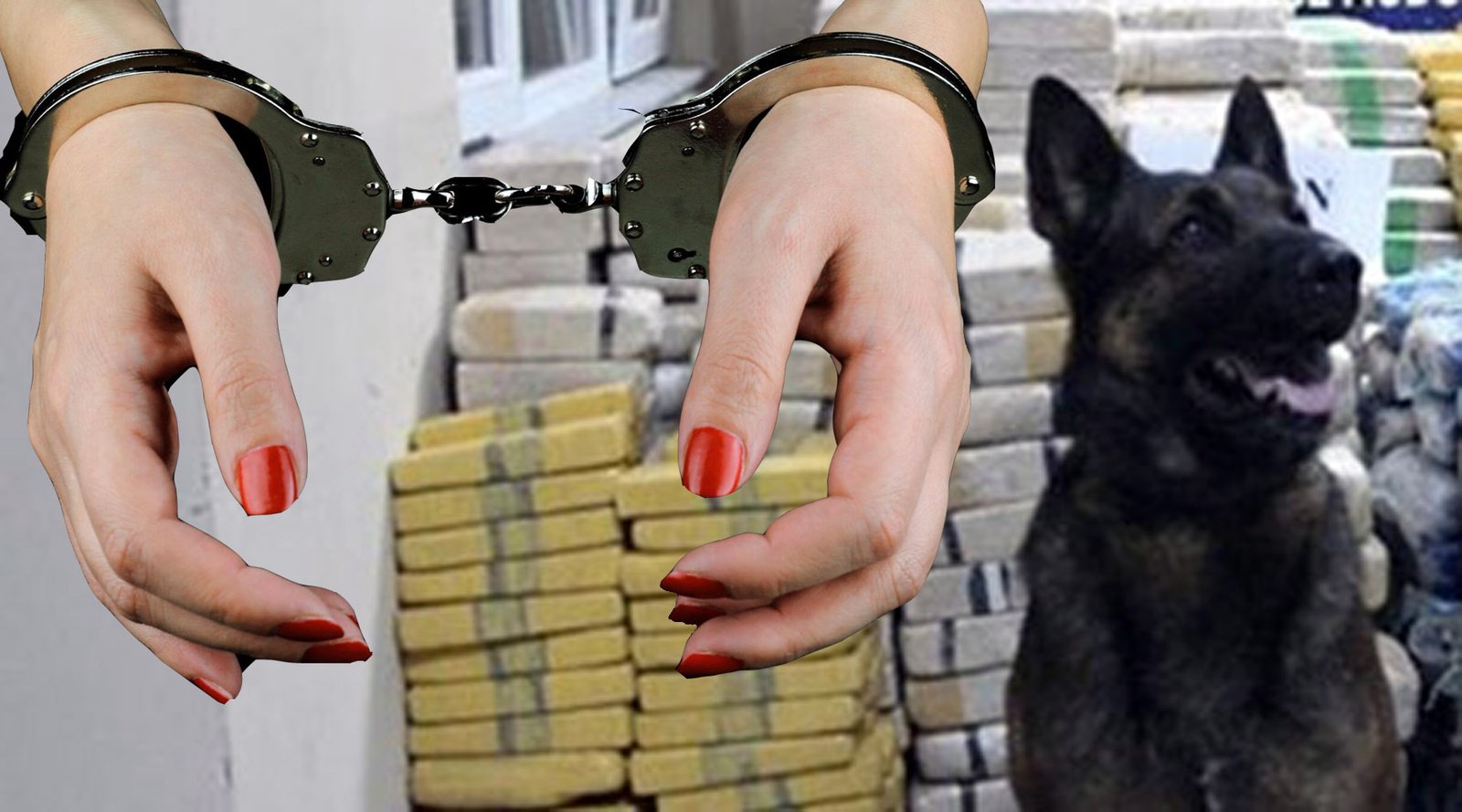 الكلاب البوليسية المدربة تطيح بخمسينية متلبسة بحيازة كمية من المخدرات بالعيون