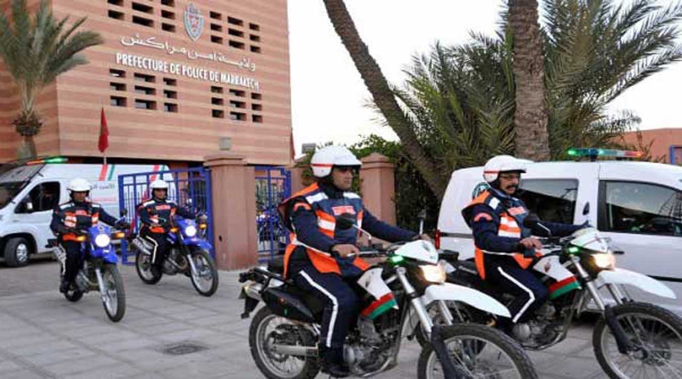 حملة امنية بمراكش أصحاب الدراجات النارية المتهورة ، وحراس الدراجات غير المرخصين