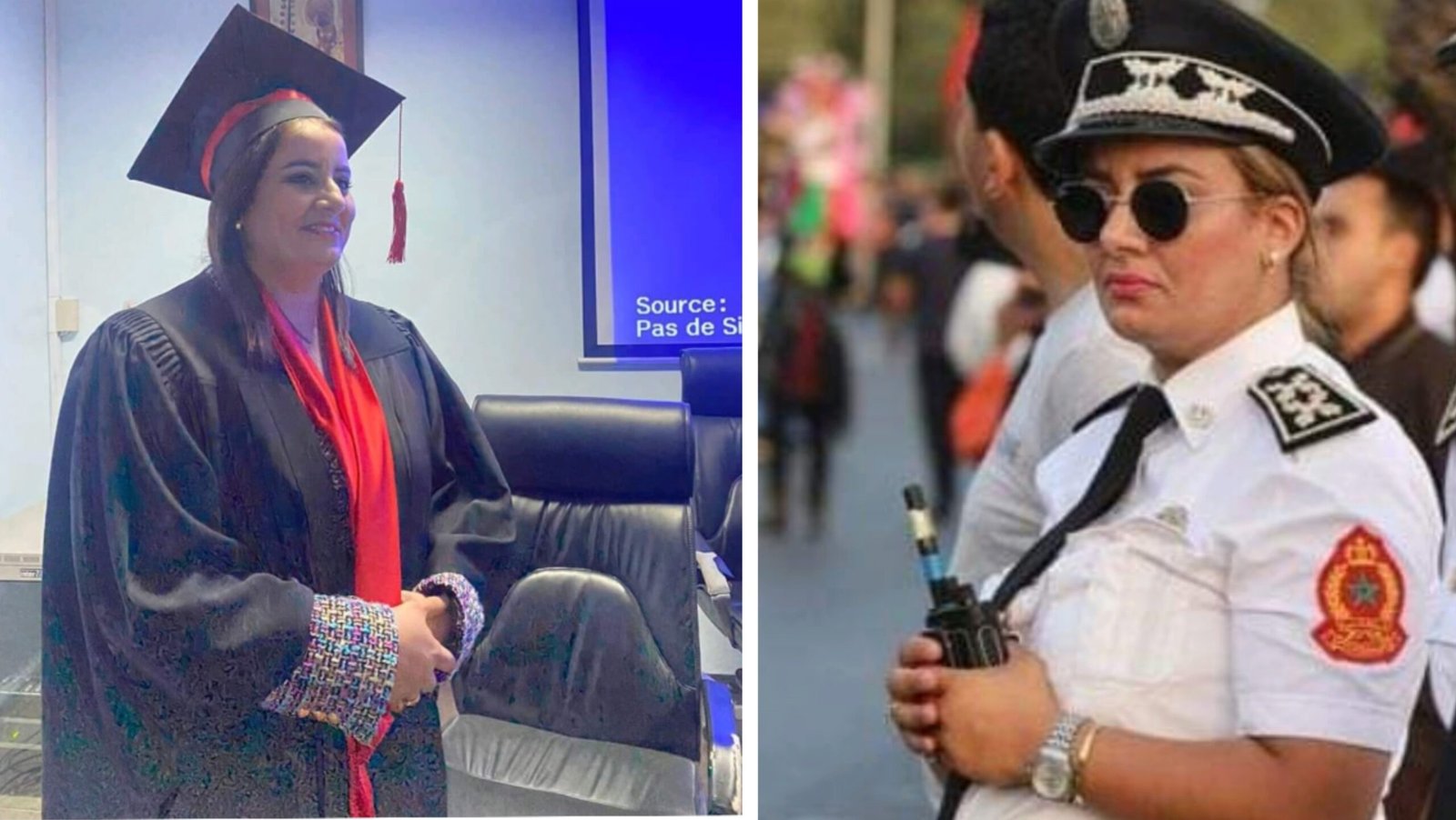 خديجة عنان اول شرطية باكادير حائزة على شهادة الدكتوراه