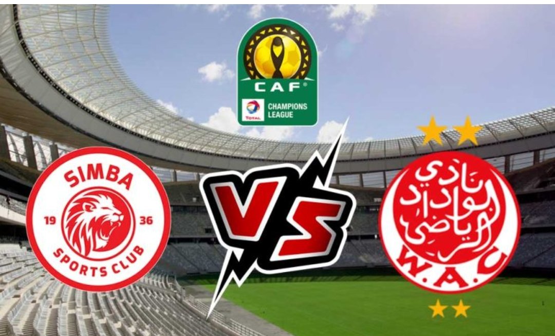 هذا توقيت مقابلة الوداد وسيمبا و القناة الناقلة.