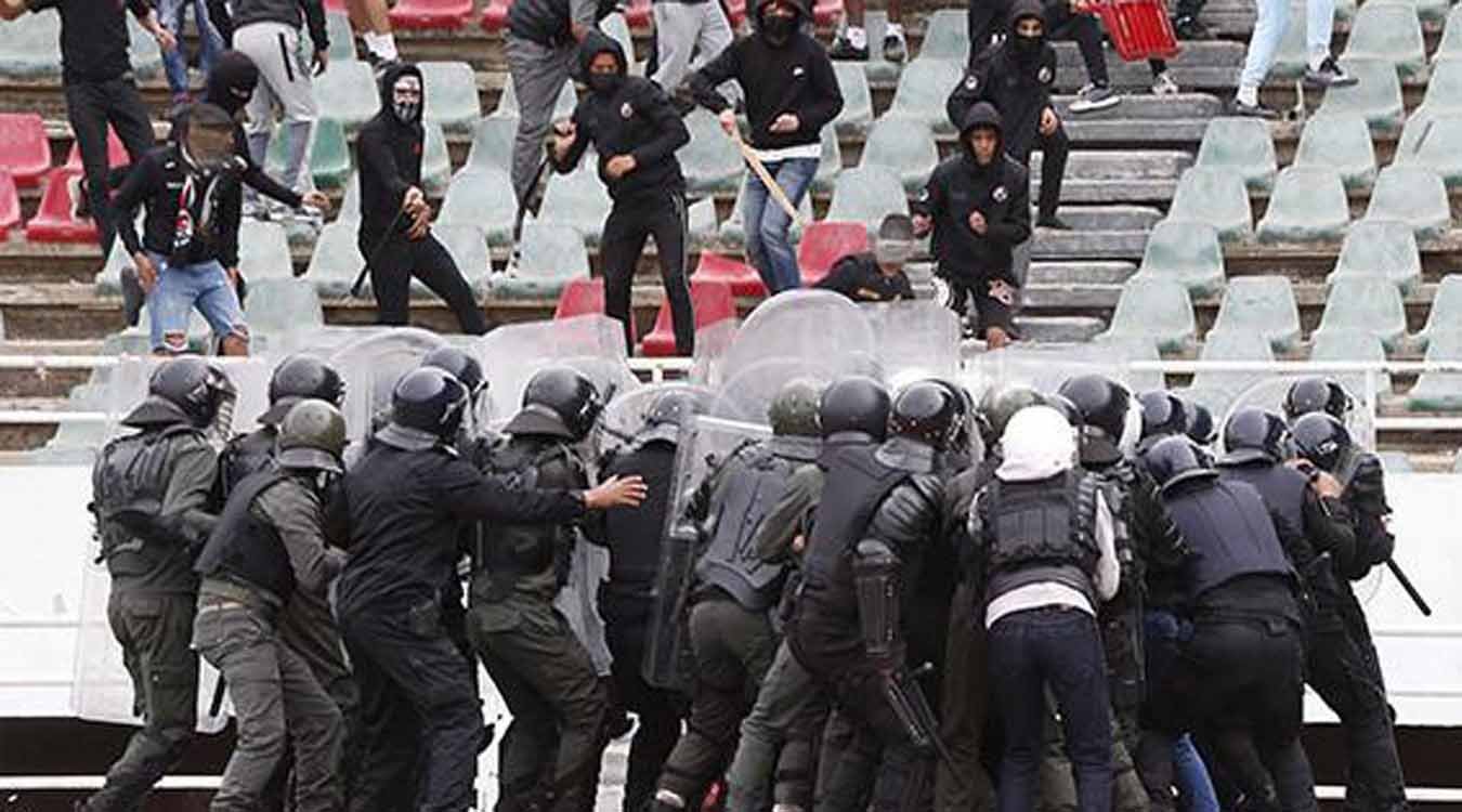 5 سنوات سجنا نافذا في حق مرتكب العنف العمدي بمناسبة تظاهرة رياضية”.