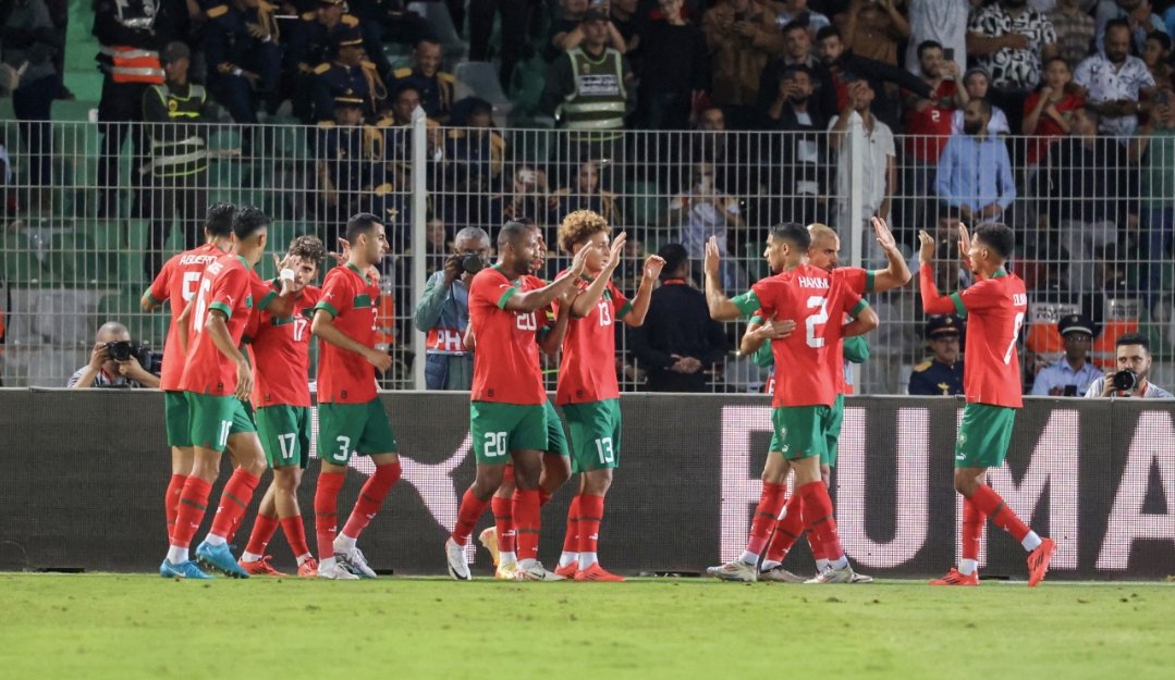فوز عريض للمنتخب المغربي على فريق ضعيف اسمه أفريقيا الوسطى