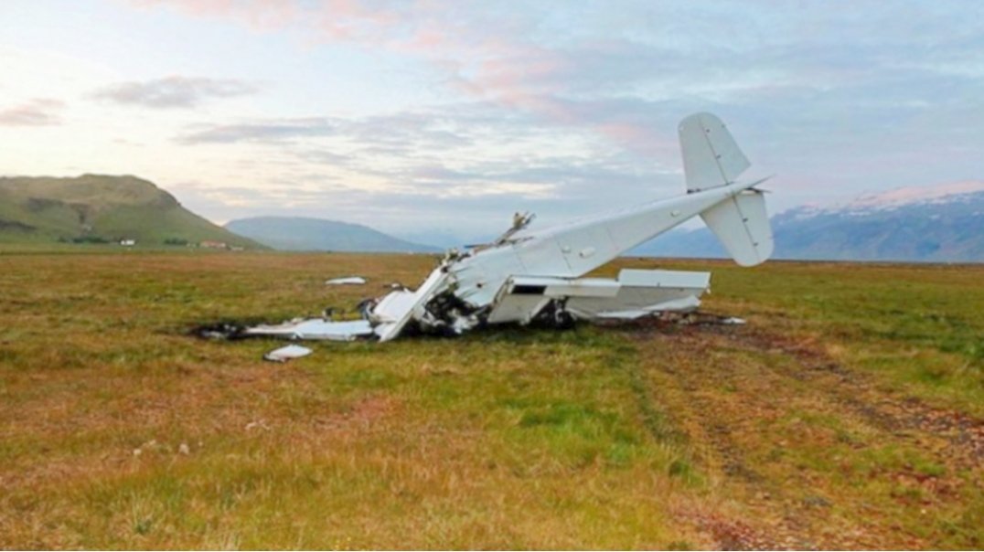 وفاة ضابطين من القوات الجوية، اثر تحطم طائرة صغيرة للتدريب بنسليمان