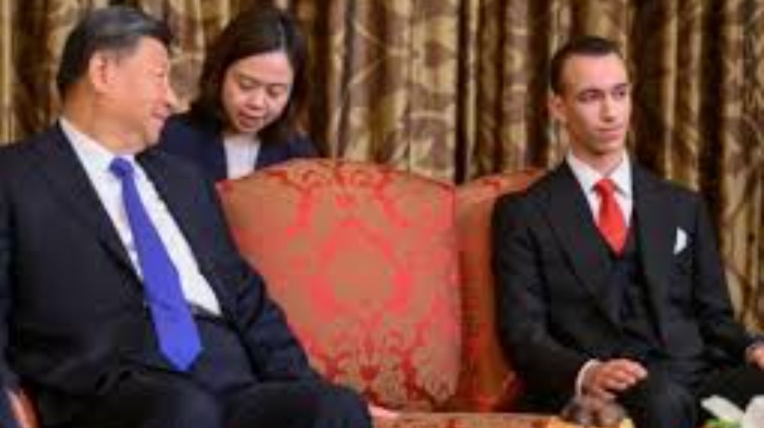 ولي العهد الامير مولاي الحسن يستقبل الرئيس الصيني بالدارالبيضاء