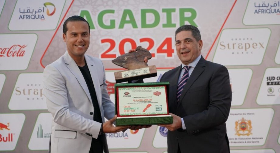 امزازي يشرف على تتويج الفائزين في مسابقة كأس محمد السادس الدولية للجيت سكي