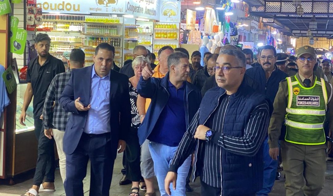 ترتيبات راس السنة بسوق الاحد باكادير تستنفر الوالي امزازي