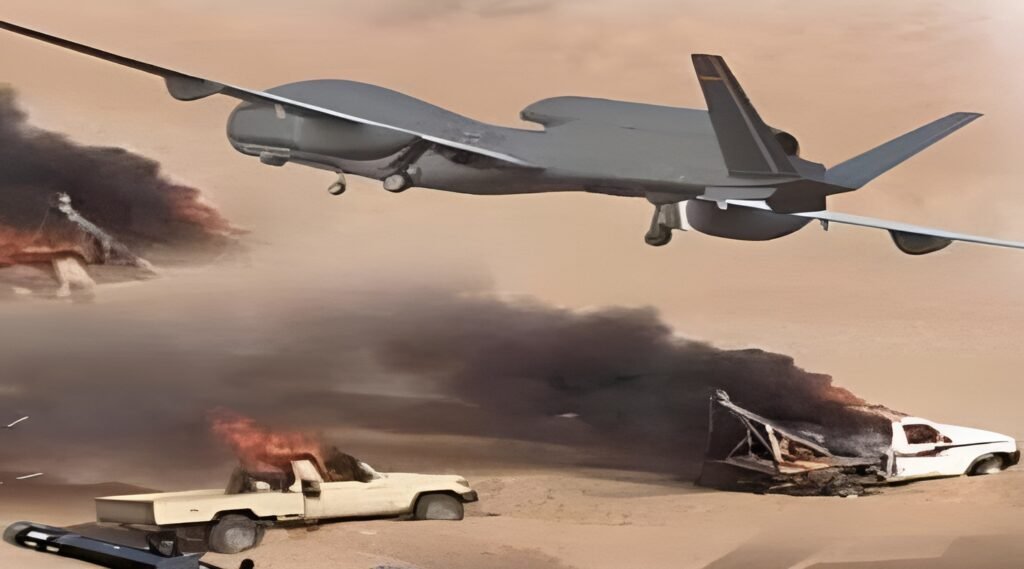 مسيرات الجيش المغربي تقصف سيارتين للبوليساريو شرق الجدار العازل