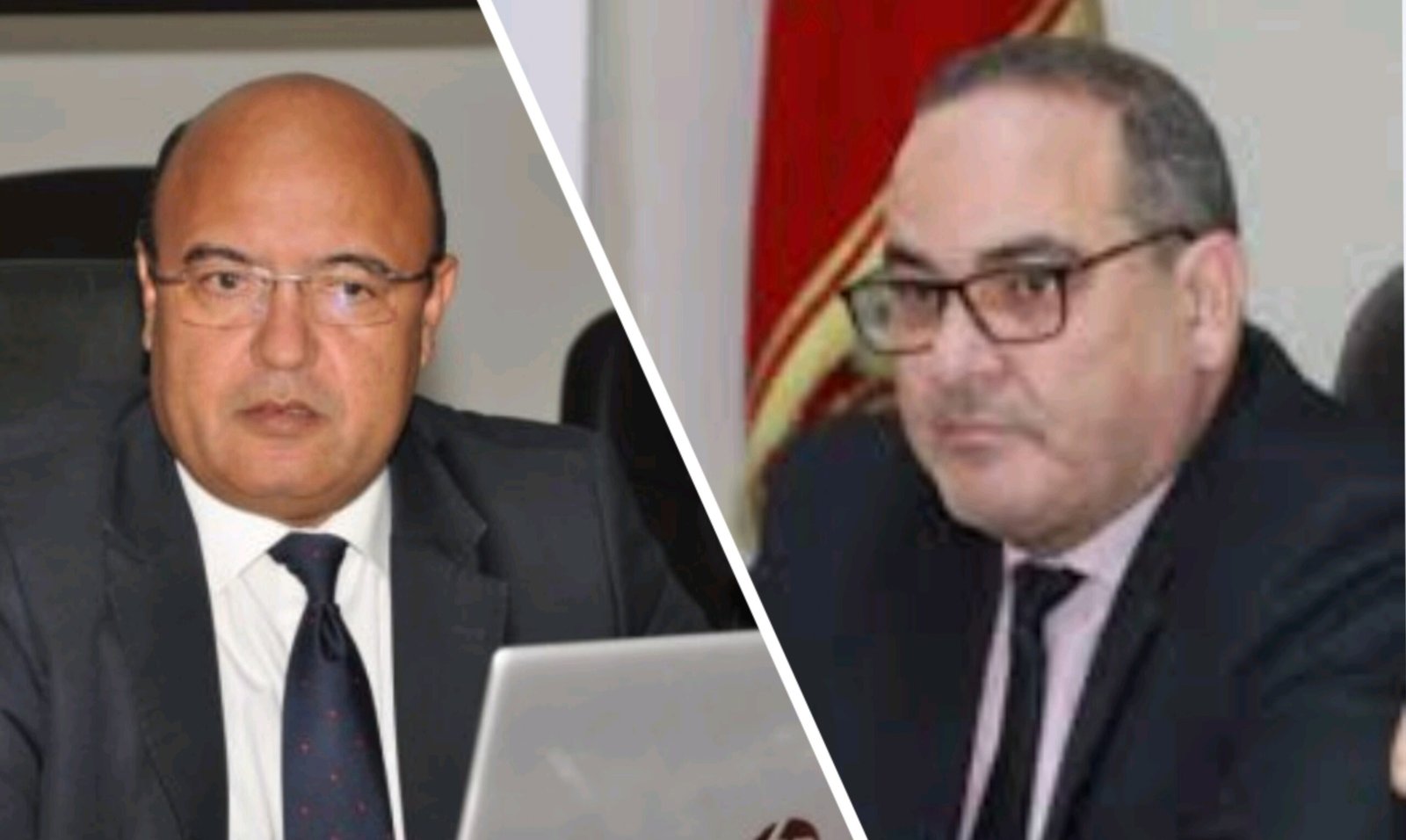 مولاي أحمد الكريم يسلم مهام تسيير أكاديمية التربية بجهة مراكش للمدير الجديد المكلف محمد بلقرشي.