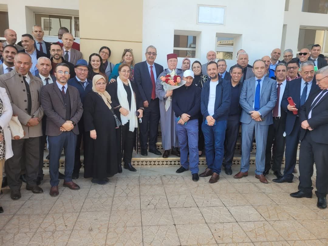 تكريم السيد محمد اضرضور المدير السابق لاكاديمية التربية بجهة الرباط