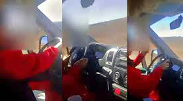 توقيف سائق سيارة النقل المدرسي بطل فيديو تعليم تلميذة السياقة باسفي