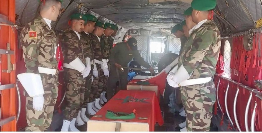 القوات المسلحة الملكية تعلن عن وفارة عريفين خلال اداء مهامها