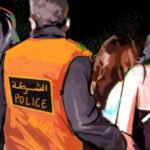 انقلاب شاحنة كانت تحمل كمية كبيرة من الخمور بسيدي ابراهيم