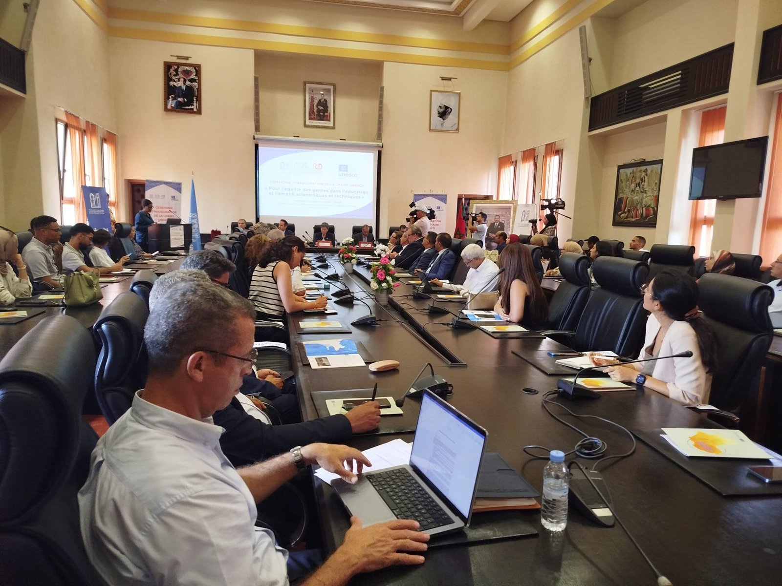 حفل تدشين كرسي اليونسكو ، حول المساواة بين الجنسين في التعليم و التوظيف العلمي و التقني.