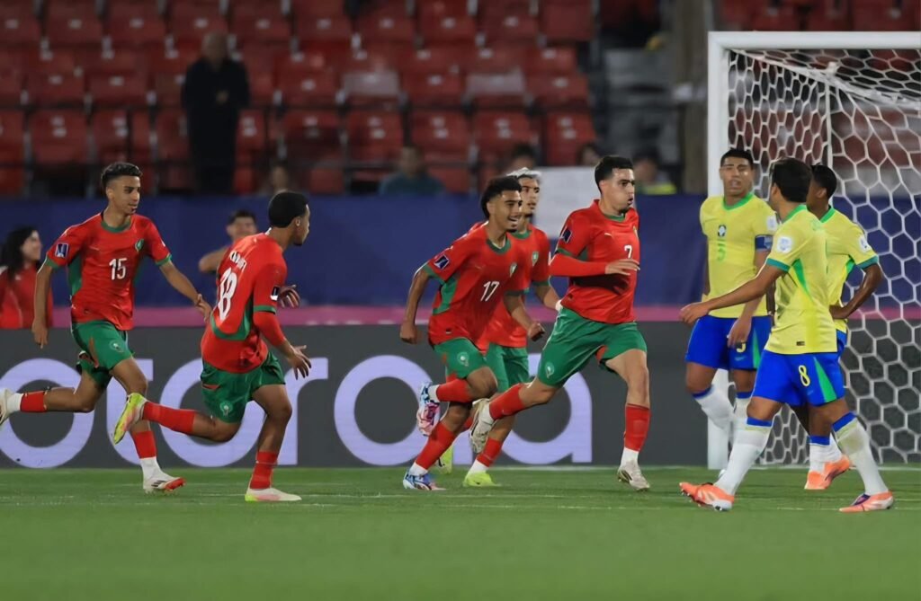 المنتخب المغربي لأقل من 20 سنة يحقق فوز تاريخي على منتخب البرازيل