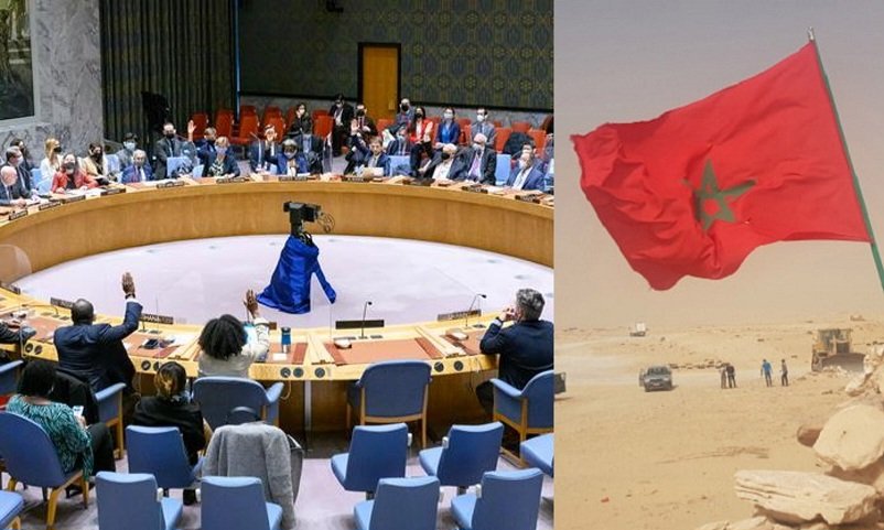 باللون الازرق تقديم مسودة مشروع قرار ملف الصحراء المغربية الى مجلس الامن للتصويت