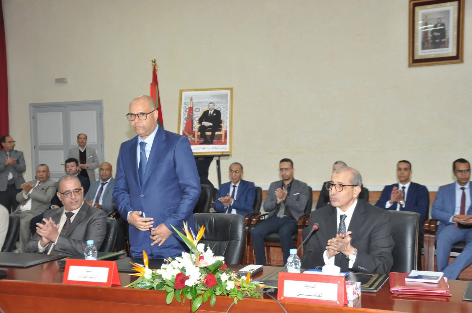 عامل اشتوكة أيت باها يترأس حفل تنصيب الكاتب العام الجديد للعمالة ، وقائد الملحق الإدارية الأولى لبيوكرى