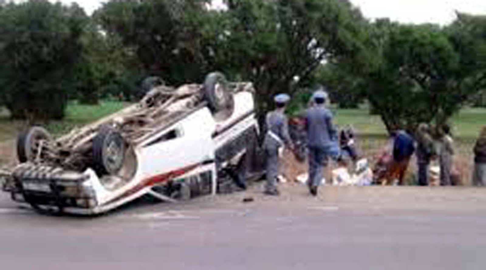 انقلاب بيكوب بسيدي بنور يخلف مصرع 6 عمال و اصابة 15 اخرين بجروح