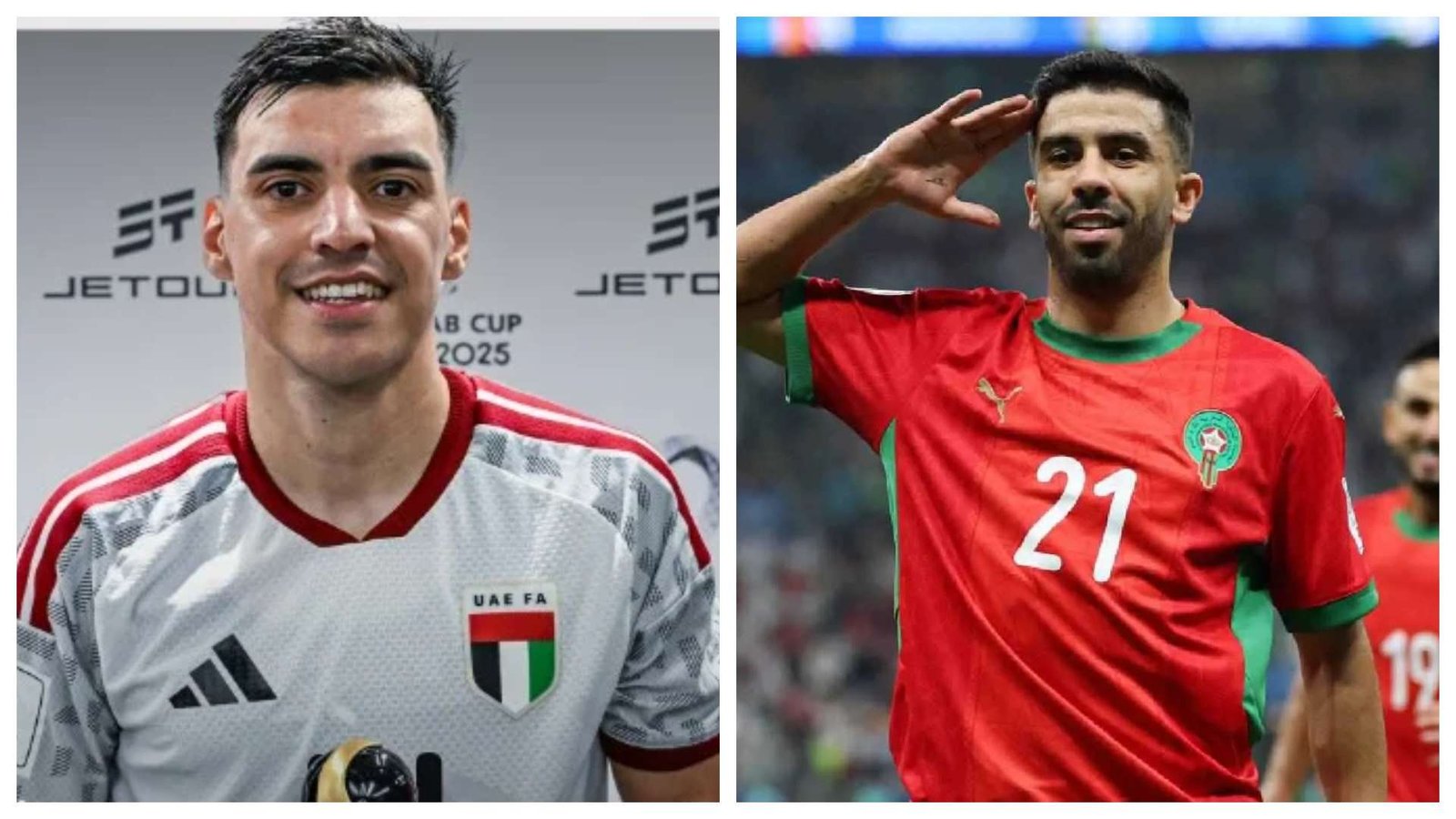 ب 3 اهداف لصفر المنتخب المغربي يثار للجزائر و يقصي الإمارات في كأس العرب