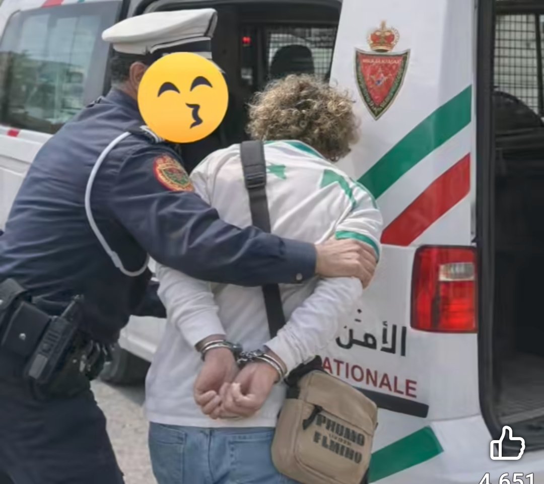 تصرف مخل بالحياء يقود مشجع جزائري الى سجن العرجات بسلا