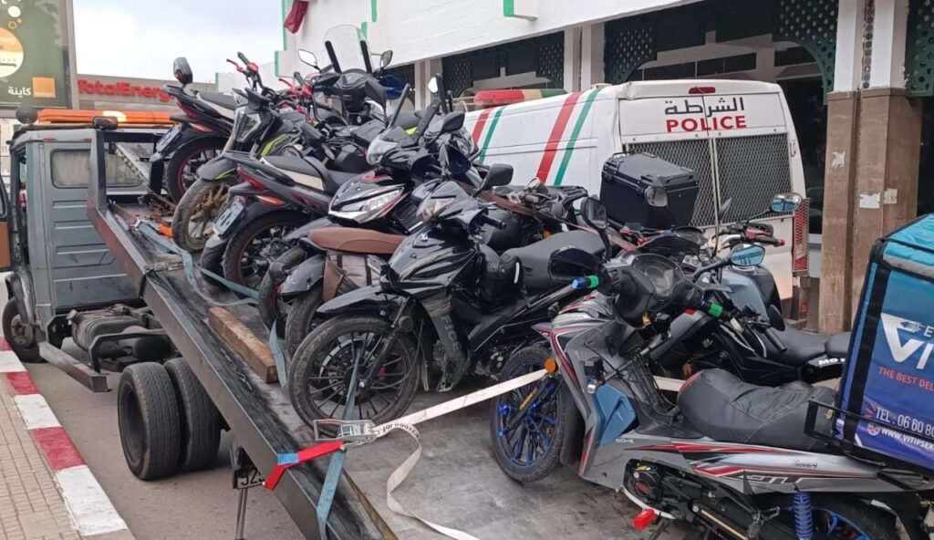 عمليات أمنية باكادير لقطع الطريق أمام الدراجات النارية المتهورة