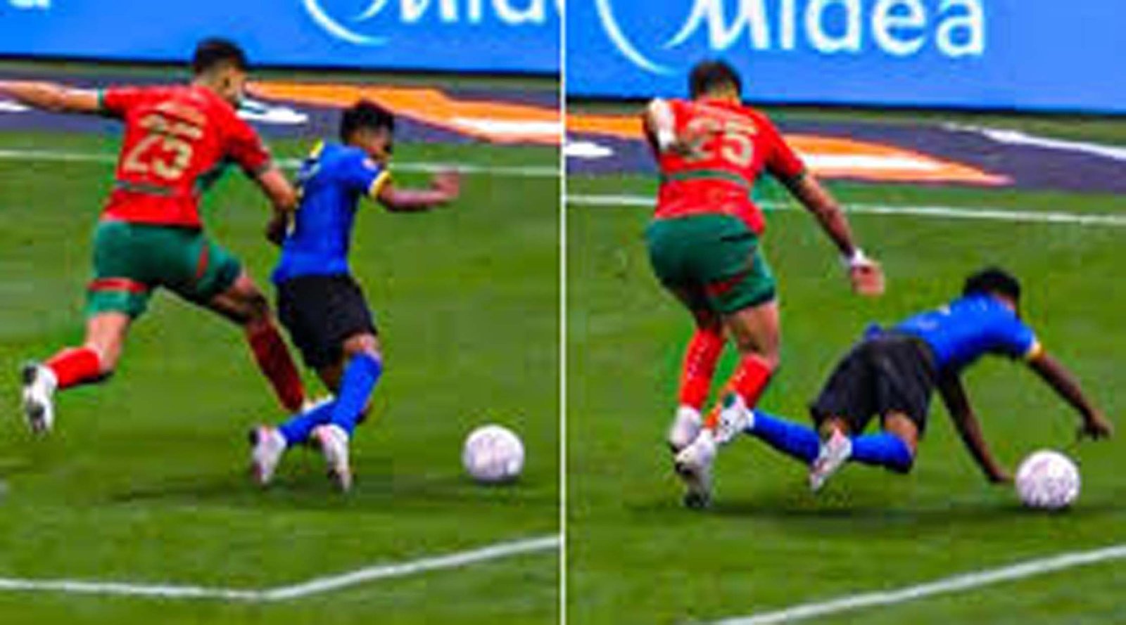 بعد العبور الى الربع النهائي منتخب المغرب يواجه حملة مصرية جزائرية في الكولسة