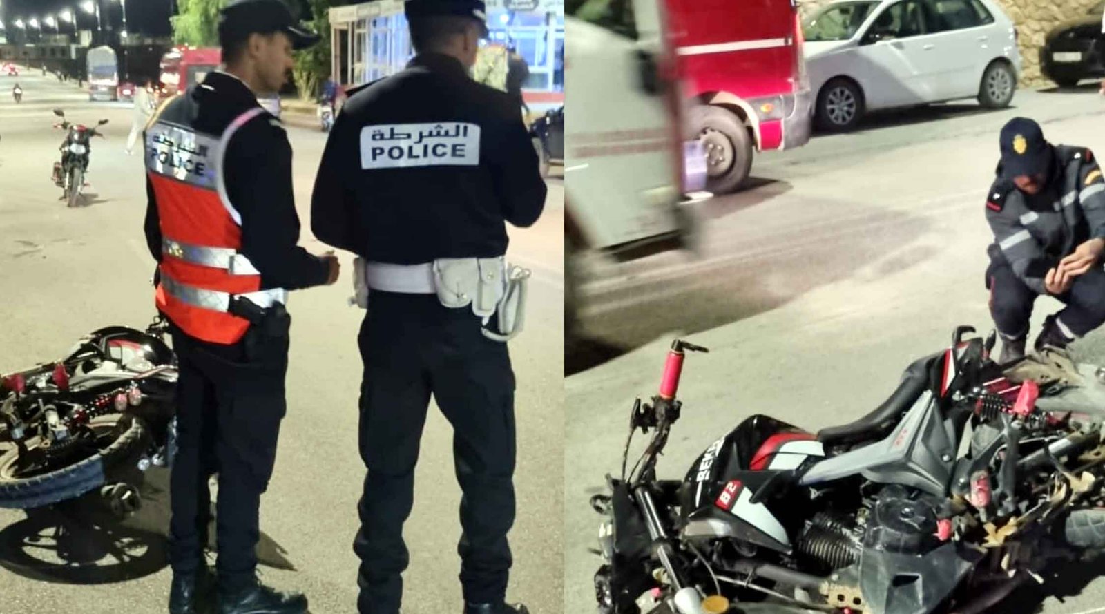 وفاة شرطي بميسور بعد ان صدمته جراشة نارية تسير بسرعة فائقة