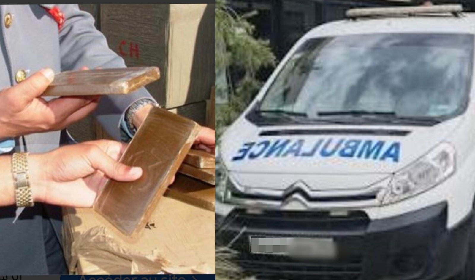 ضبط كمية من المخدرات داخل سيارة للاسعاف بميدلت