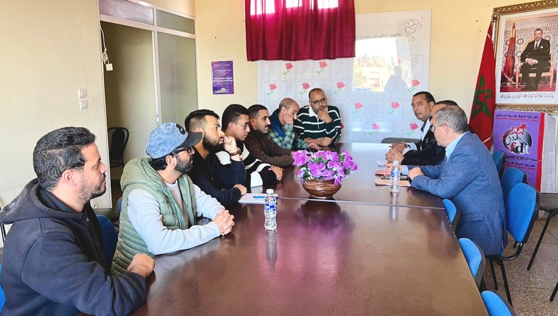 اختلالات المستشفى الاقليمي بالصويرة و القرب بتمنار في صلب اجتماع بمقر حزب الوردة بالصويرة