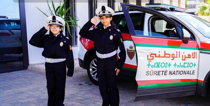 ولاية أمن أكادير، تخصص استقبالا رمزيا على شرف طفلتين